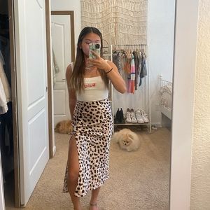 Princess Polly Pink Champagne Skirt